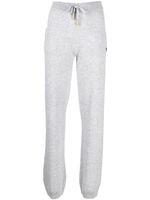 Lorena Antoniazzi pantalon de jogging à ornements en cristal - Gris