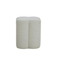 Poef Nalani - Wit - 38x38x45cm Poef Nalani - Wit - 38x38x45cm