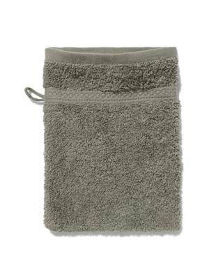 HEMA Washandje zware kwaliteit - legergroen (legergroen)