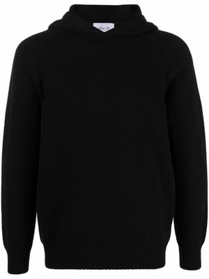 D4.0 hoodie en laine - Noir