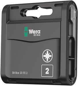 Wera Bit-Box 20 PZ schroevendraaierbit 15 stuk(s)