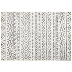 Beliani - ASPANI - Vloerkleed - Beige|Grijs - 160 x 230 cm - Polyester