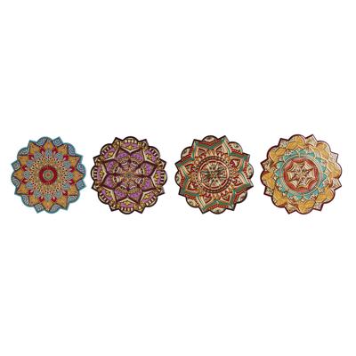 Placemat Home ESPRIT Kurk Dolomite 20 x 20 x 1 cm (4 Stuks)