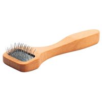 Slicker borstel Maxipin, bruin