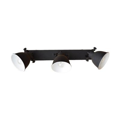 Urban Interiors Stoere plafondspotsIndustrial 3-lichts zwart - AI-WL-07-254-VB
