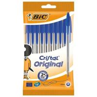 Set Balpennen Bic Cristal Original 516352 Blauw (10 Stuks)
