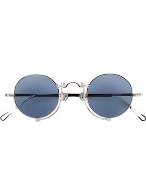 Matsuda lunettes de soleil à monture ronde - Bleu