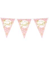 Paperdreams Party vlag folie - it's a girl!