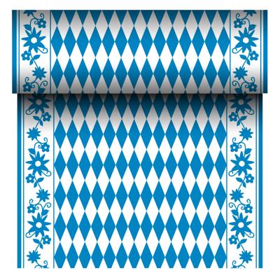 Vlag Beieren/Oktoberfest Tafelloper - 24 meter x 40 cm - Papier - Extra lang - Versiering