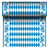 Vlag Beieren/Oktoberfest Tafelloper - 24 meter x 40 cm - Papier - Extra lang - Versiering