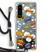 Pow Smack: Sony Xperia 5 III Transparant Hoesje met koord