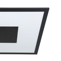 EGLO Marmorata Plafondlamp - LED - 44,5 cm - Zwart/Wit - thumbnail