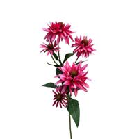Kunstbloem rudbeckia spray 73cm d.roze