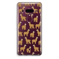 Alpacas: HTC U12+ Transparant Hoesje