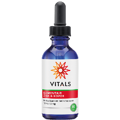 Vitals mineralenconcentraat met extra Zink & Koper - 60 ml