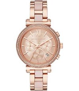 Horlogeband Michael Kors MK6560 Staal Rosé 16mm