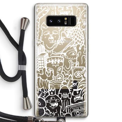 Vexx Mixtape #2: Samsung Galaxy Note 8 Transparant Hoesje met koord