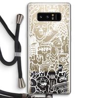 Vexx Mixtape #2: Samsung Galaxy Note 8 Transparant Hoesje met koord