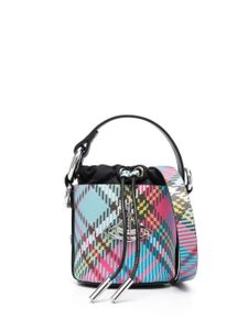 Vivienne Westwood mini sac Macandy à motif tartan - Bleu