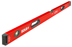 Sola Alu waterpas BIG RED 3/200, 200cm 3 libellen 0,50mm/m 2 handgrepen - 01219701 01219701