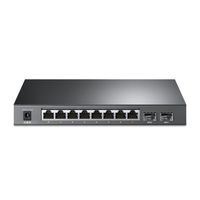 TP-LINK TL-SG2210P Managed L2 Gigabit Ethernet (10/100/1000) Power over Ethernet (PoE) Zwart - thumbnail