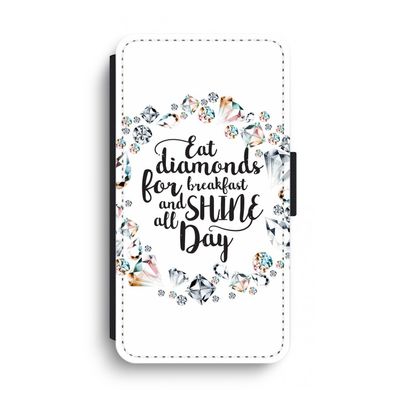 Diamonds: iPhone XS Max Flip Hoesje