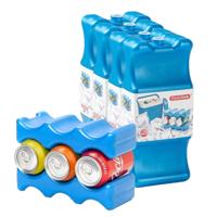 Plasticforte Koelelementen speciaal voor blikjes - 4x - 22 x 9 cm - blauw