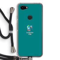 Win98: Pixel 3a Transparant Hoesje met koord