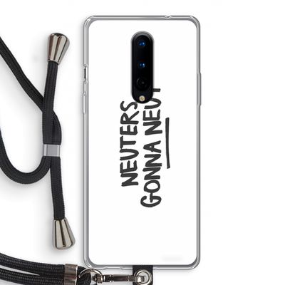 Neuters: OnePlus 8 Transparant Hoesje met koord