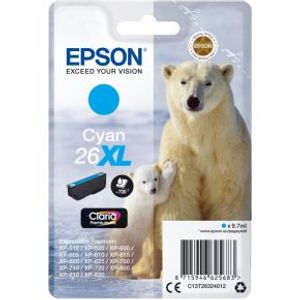 Epson C13T26324012 9.7ml 700pagina's Cyaan inktcartridge