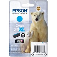 Epson C13T26324012 9.7ml 700pagina's Cyaan inktcartridge