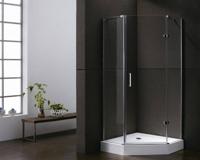 Vijfhoek cabine met 1 deur 100