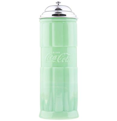 Coca-Cola jadeiet Glazen Rietjeshouder - Groen