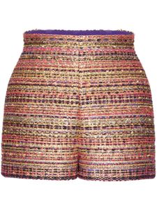 Valentino Garavani short en jacquard à effet métallisé