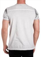 Rusty Neal - Heren T-shirt Grijs - 15045 - thumbnail