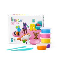 HeyClay Zachte Huisdieren | aan de lucht drogende klei | 15 potjes klei