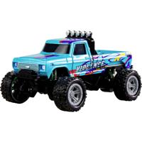 Amewi Brushed 1:64 RC auto Elektro Monstertruck Achterwielaandrijving RTR 2,4 GHz Incl. accu en laadkabel, Met lichteffect