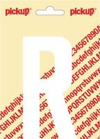 Plakletter Nobel Sticker witte letter R - Pickup