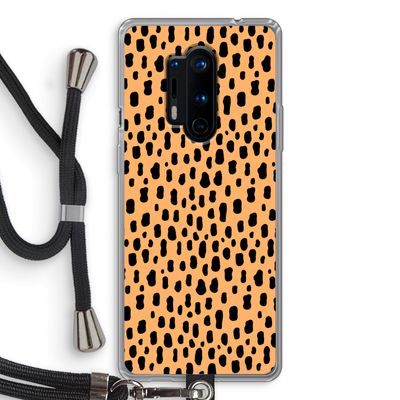 Panter: OnePlus 8 Pro Transparant Hoesje met koord