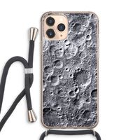 Maanlandschap: iPhone 11 Pro Max Transparant Hoesje met koord