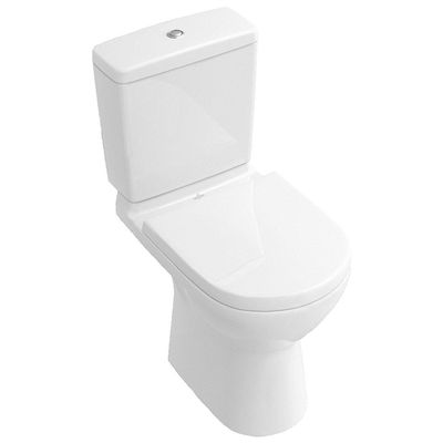 Villeroy & Boch O.novo combipack - duobloccombinatie met quickrelease en softclose zitting - ceramic wit alphin 5661w301