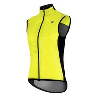 Assos UMA GT C2 wind fietsvest geel dames XLG