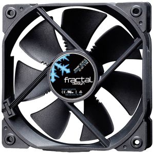 Fractal Design Dynamic X2 PC-ventilator Zwart (b x h x d) 120 x 25 x 120 mm