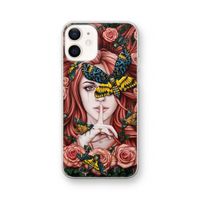 Lady Moth: iPhone 12 Transparant Hoesje