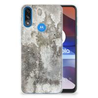 Motorola Moto E7/E7i Power | TPU | Siliconen hoesje | Beton Print