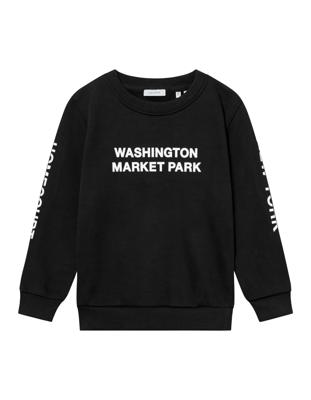 Washington Sweatshirt Black/Light Ivory