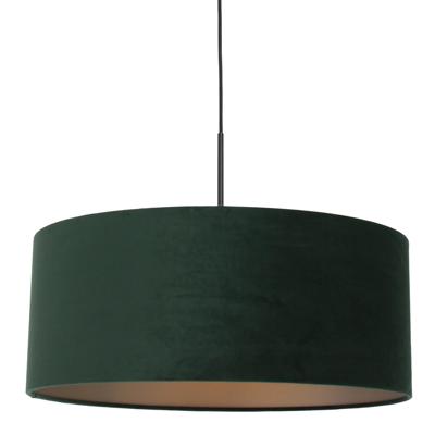 Steinhauer HanglampSparkled 50cm met groen velourse kap - 8156ZW