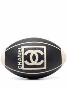 CHANEL Pre-Owned ballon de rugby à logo CC (années 2000) - Noir