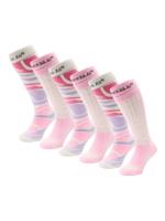 Poederbaas Skisokken Dames 6-pack Powder Rose-35/38