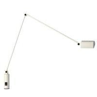 Lumina Daphine bureaulamp met tafelschroef matt white